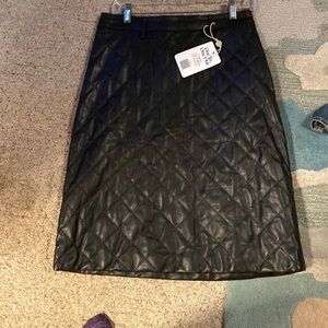 Great Used Condition Dodo Bar Or quoted leather skirt sz 44/8